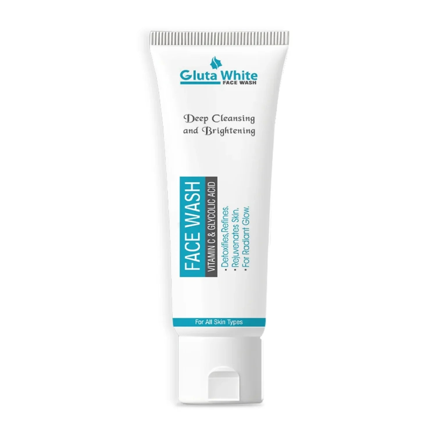 Gluta White Face Wash | Deep Cleansing Brightening Oil Control Gentle Daily Cleanser - Essence Trove