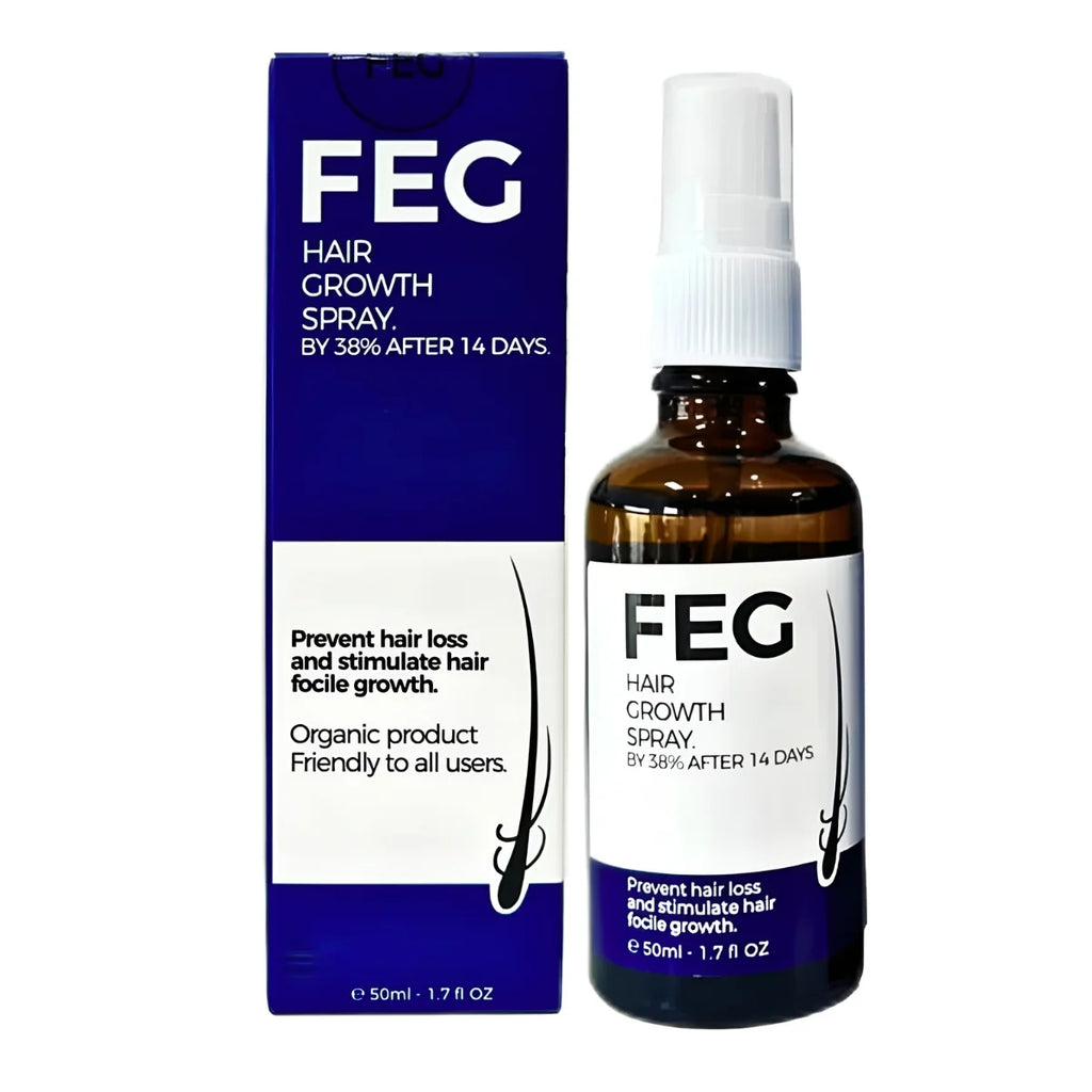 FEG Plus Hair Growth Spray 50ml | Anti-Hair Loss & Regrowth Solution - Essence Trove