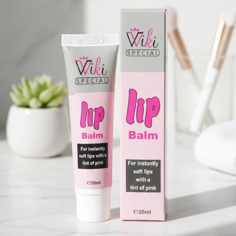 Wiki Special Pink Color Lip Balm 20ml Moisturizing Natural Tint Smooth Hydrating Formula for Soft Lips - Essence Trove