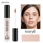 MISS ROSE Liquid Concealer | Ivory 6 | Waterproof High-Coverage Formula (5ml) - Essence Trove