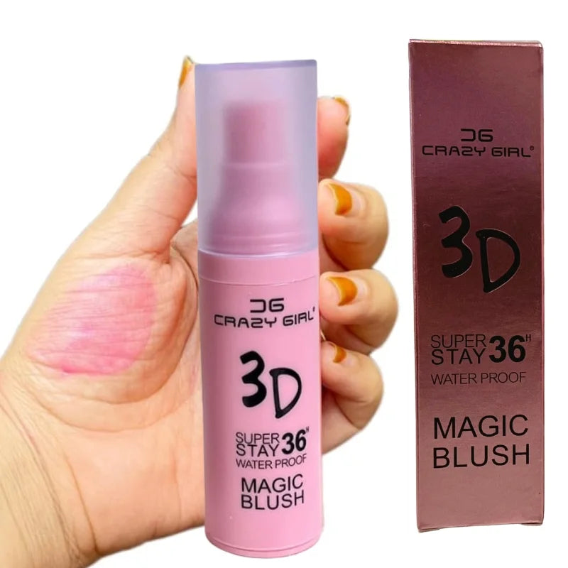 Crazy Girl 36H Magic Waterproof Blush | Long-Lasting 3D Glow Makeup for Girls & Women - Essence Trove