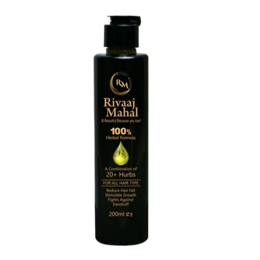 Rivaaj Mahal Herbal Hair Oil 100% | 20+ Herbs for Strong & Healthy Hair - Essence Trove