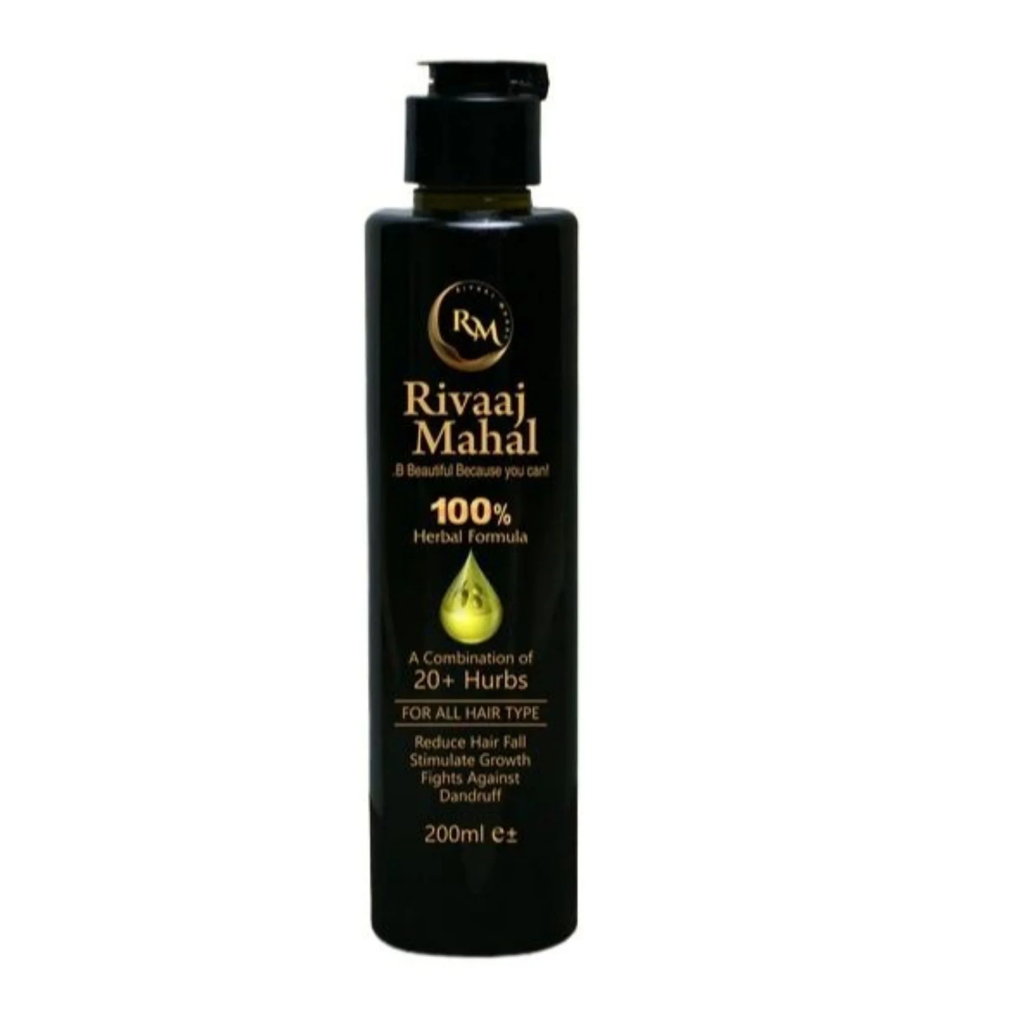 Rivaaj Mahal Herbal Hair Oil 100% | 20+ Herbs for Strong & Healthy Hair - Essence Trove