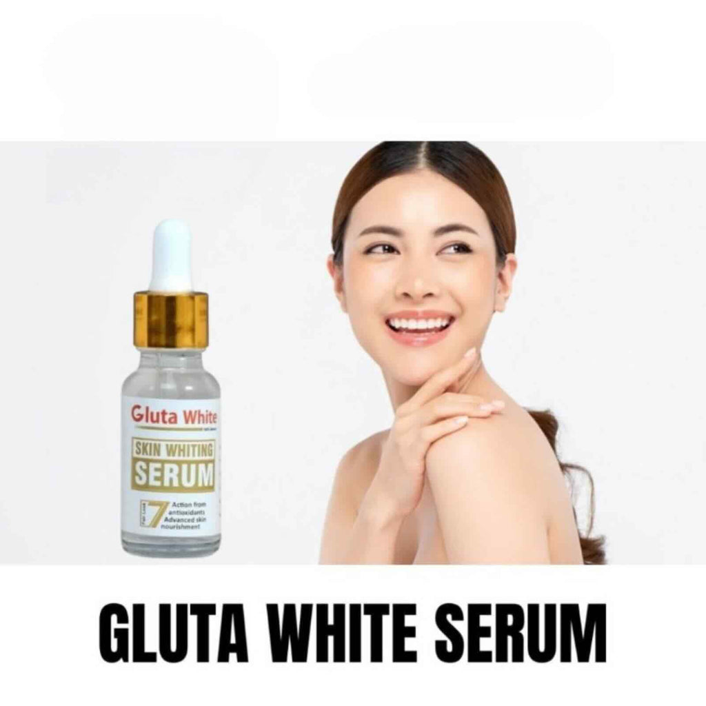 Gluta White Face Glowing Serum | Glutathione Brightening Hydrating 30ml Skincare - Essence Trove
