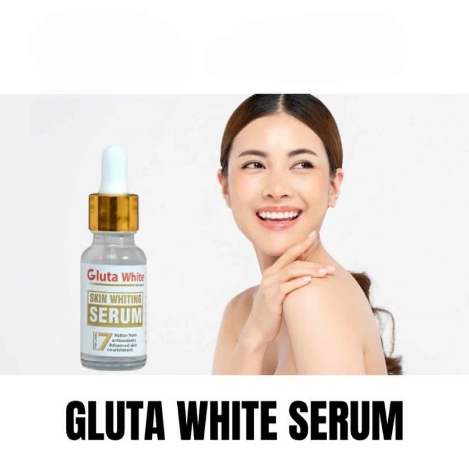 Gluta White Face Glowing Serum | Glutathione Brightening Hydrating 30ml Skincare - Essence Trove