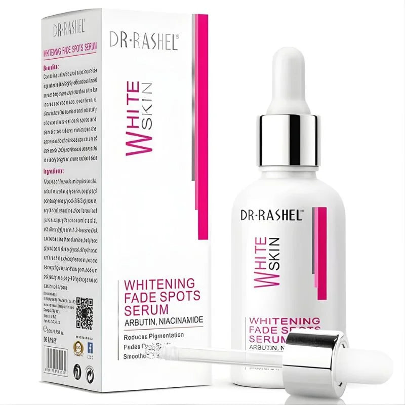 Dr. Rashel Whitening Fade Spots Serum for White Skin | Brightening & Pigmentation Corrector with Arbutin & Niacinamide (50ml) | Imported - Essence Trove