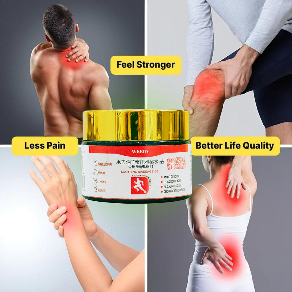 WEEDY Top Japanese Pain Gel | Rapid Relief from Muscle Tension | 100g - Essence Trove