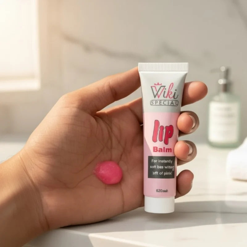 Wiki Special Pink Color Lip Balm 20ml Moisturizing Natural Tint Smooth Hydrating Formula for Soft Lips - Essence Trove