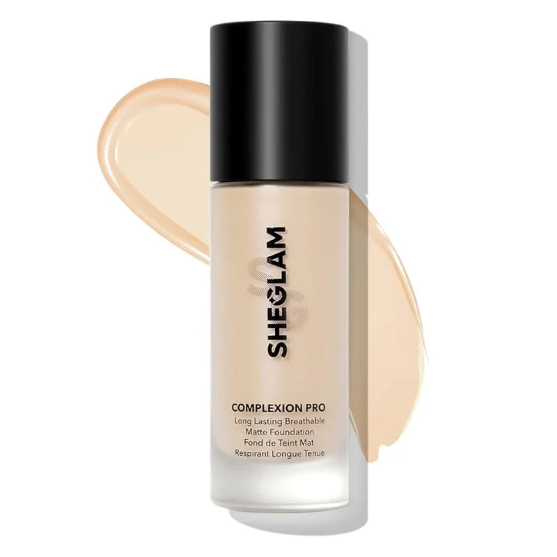 Sheglam Complexion Pro Matte Foundation | Porcelain | Long Lasting - Essence Trove