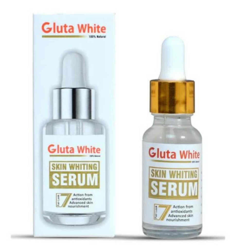 Gluta White Face Glowing Serum | Glutathione Brightening Hydrating 30ml Skincare - Essence Trove