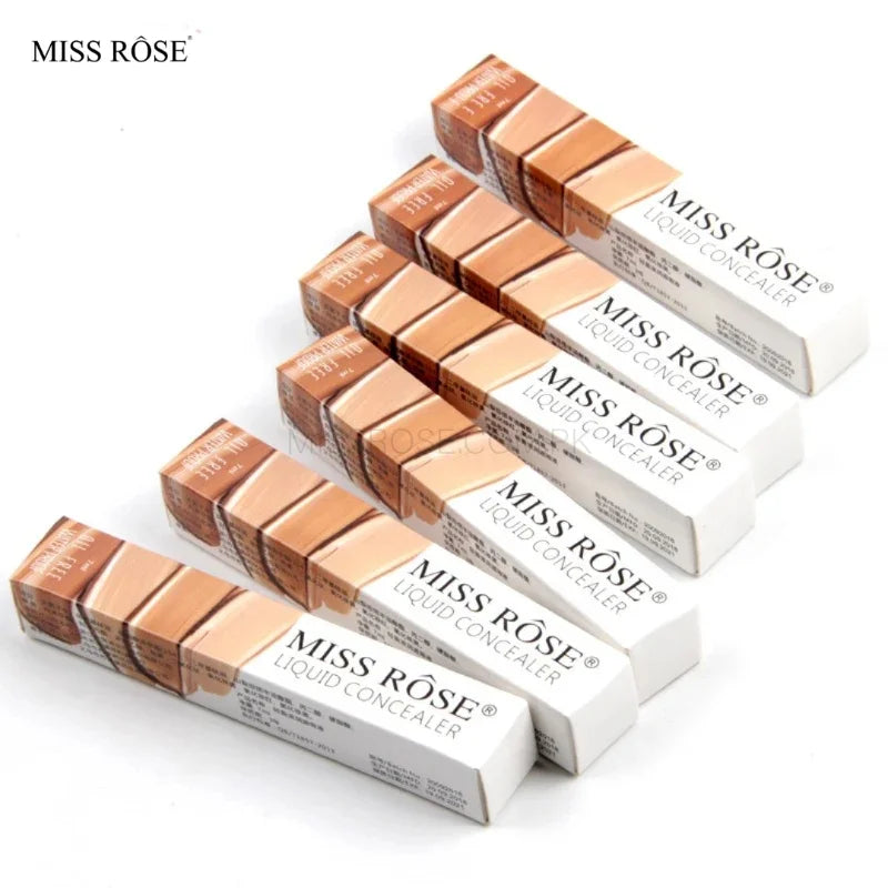 MISS ROSE Liquid Concealer | Ivory 6 | Waterproof High-Coverage Formula (5ml) - Essence Trove