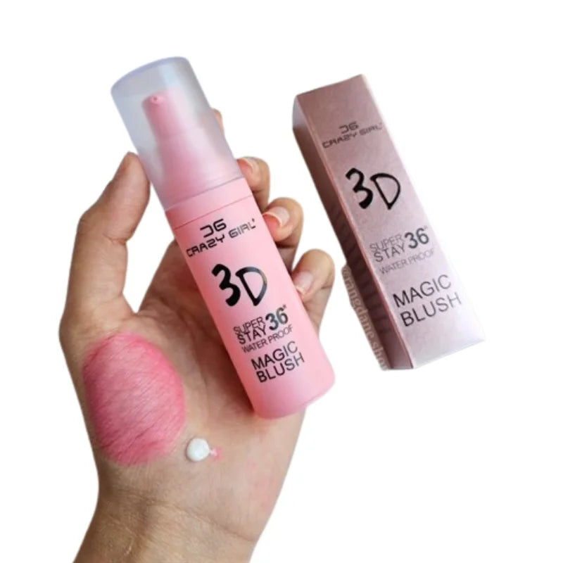 Crazy Girl 36H Magic Waterproof Blush | Long-Lasting 3D Glow Makeup for Girls & Women - Essence Trove