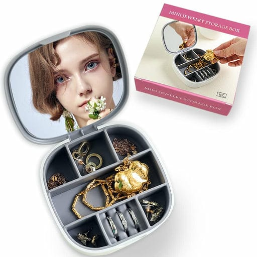 Necklace Organizer | Jewellery Box with Mirror - Essence Trove