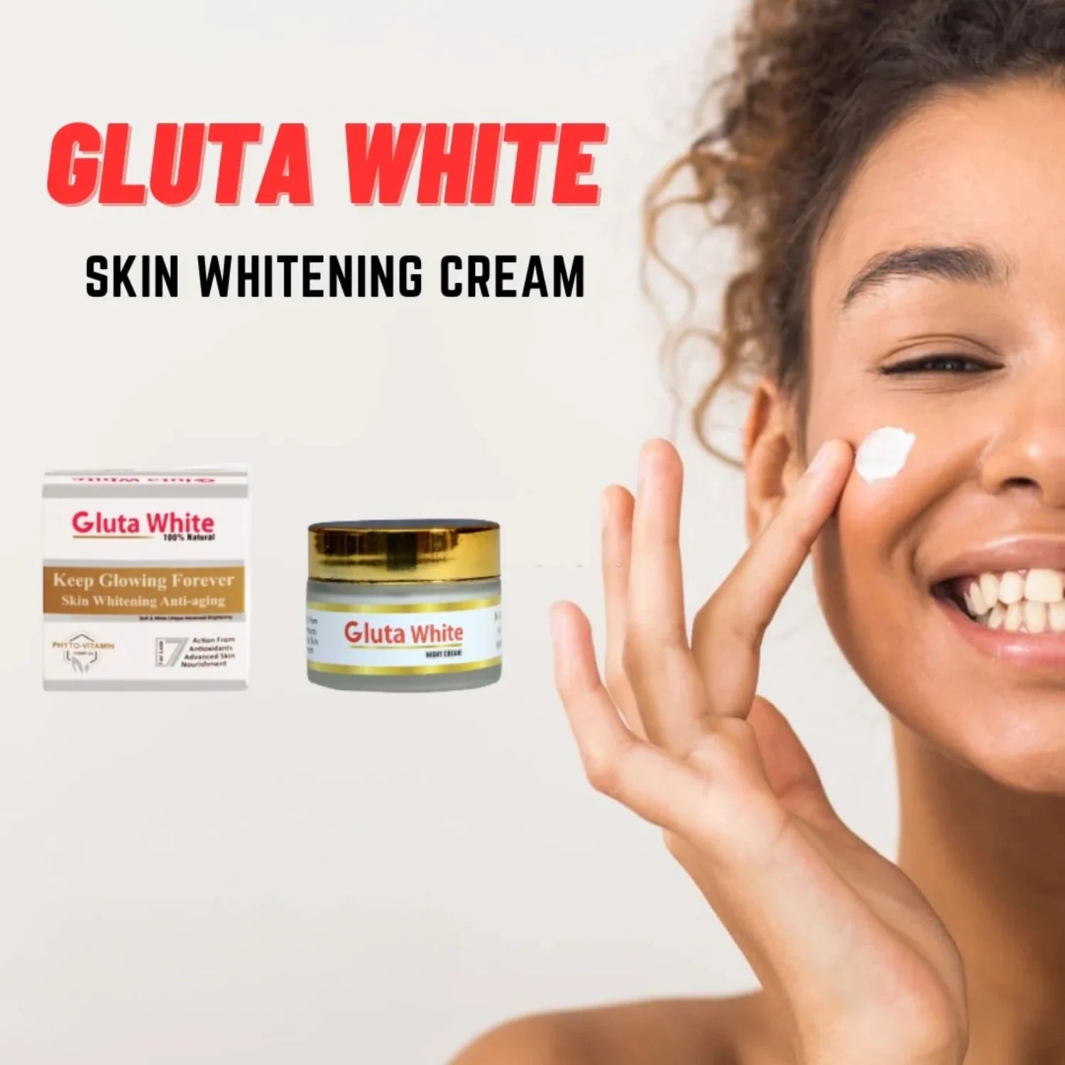 Gluta White Day & Night Cream | Whitening Anti-Aging Hydrating 50g Face Care - Essence Trove