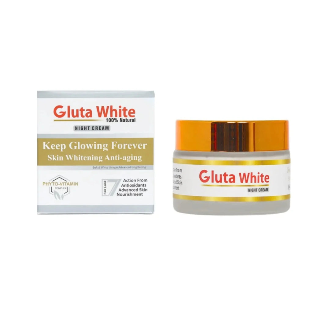 Gluta White Day & Night Cream | Whitening Anti-Aging Hydrating 50g Face Care - Essence Trove