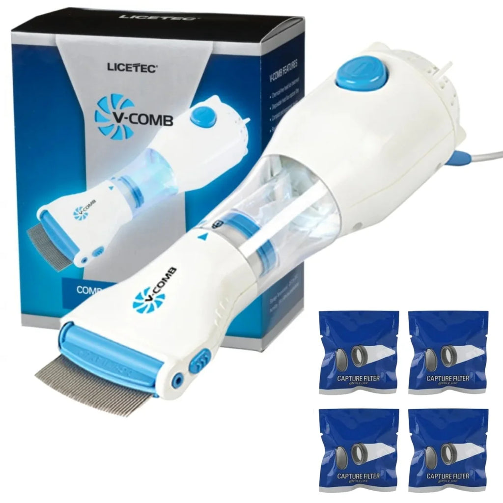 Electric V-Comb Anti Lice Machine | Chemical-Free Safe Lice & Egg Removal Device - Essence Trove