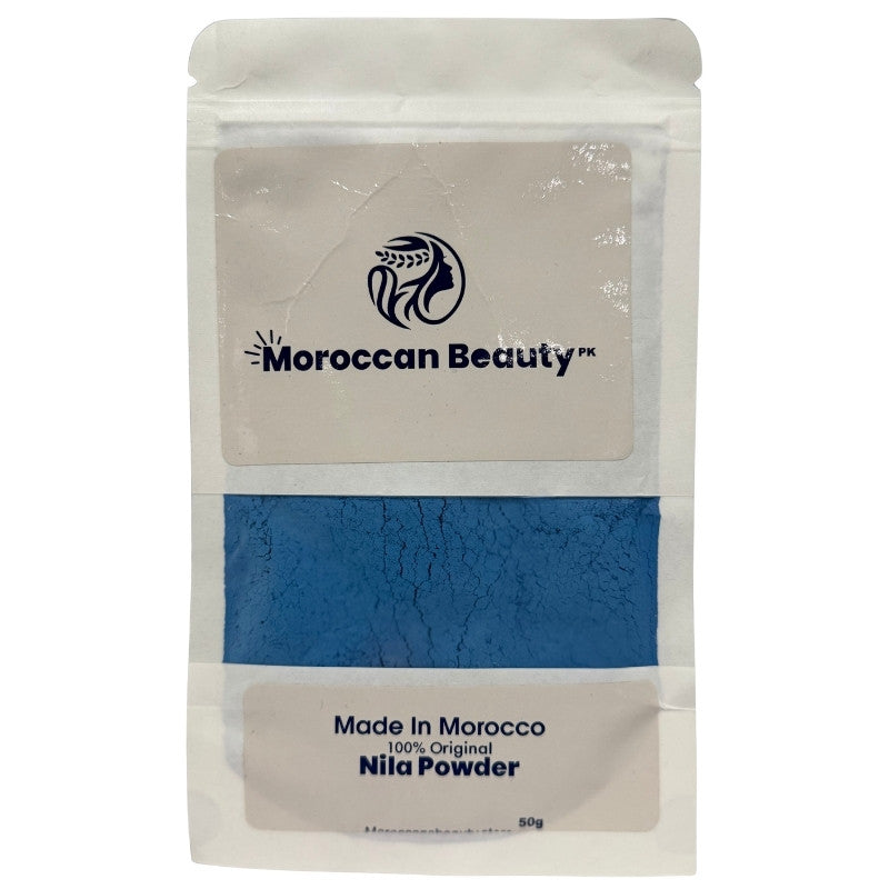 Moroccan Beauty Blue Nila Powder 50g | Skin Whitening, Anti-Inflammatory & Hydrating - Essence Trove