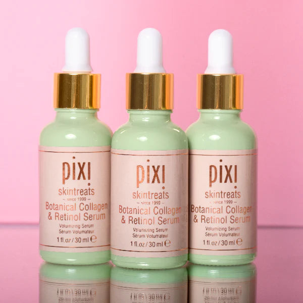 Pixi Botanical Collagen and Retinol Serum 30ml Concentrated Volumizing Anti-Aging Serum for All Skin Types - Essence Trove