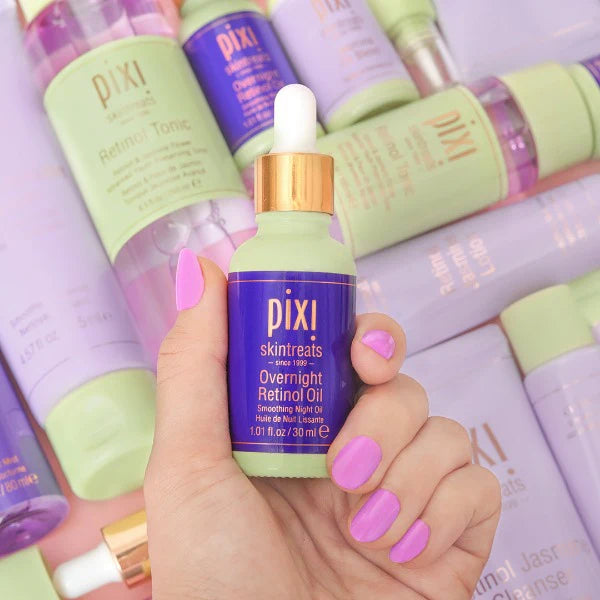 Pixi Overnight Retinol Oil 30ml Youth-Preserving Night Treatment with Peptides and Ceramides - Essence Trove