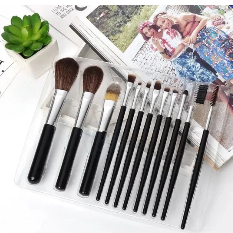 Huada Beauty Makeup Brush Set – 12-Piece Professional Makeup Tool Kit | Soft, High-Quality Synthetic Bristles - Essence Trove