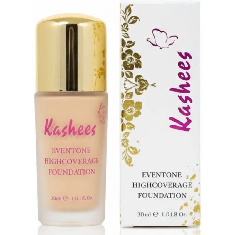 Kashees Eventone Liquid Foundation | High Coverage Long Lasting Radiant Makeup Base 30 ml - Essence Trove