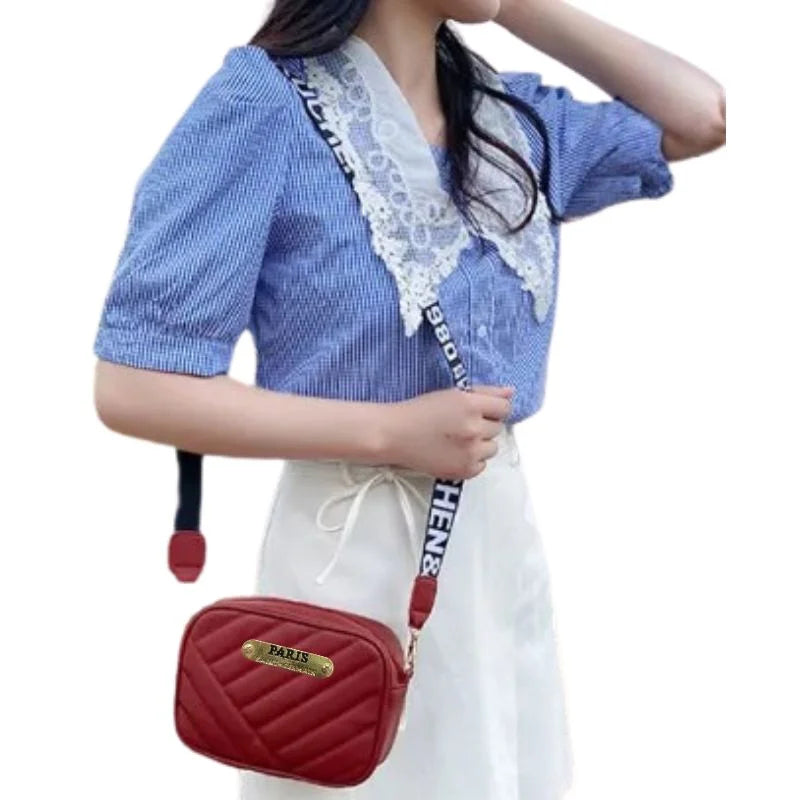 Maroon Leather Handbag for Girls & Women | Stylish Shoulder & Crossbody Bag | Daily Use & Gift - Essence Trove