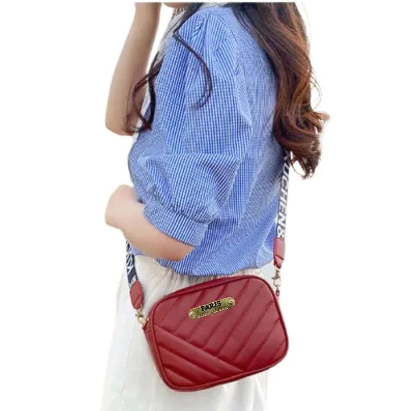 Maroon Leather Handbag for Girls & Women | Stylish Shoulder & Crossbody Bag | Daily Use & Gift - Essence Trove