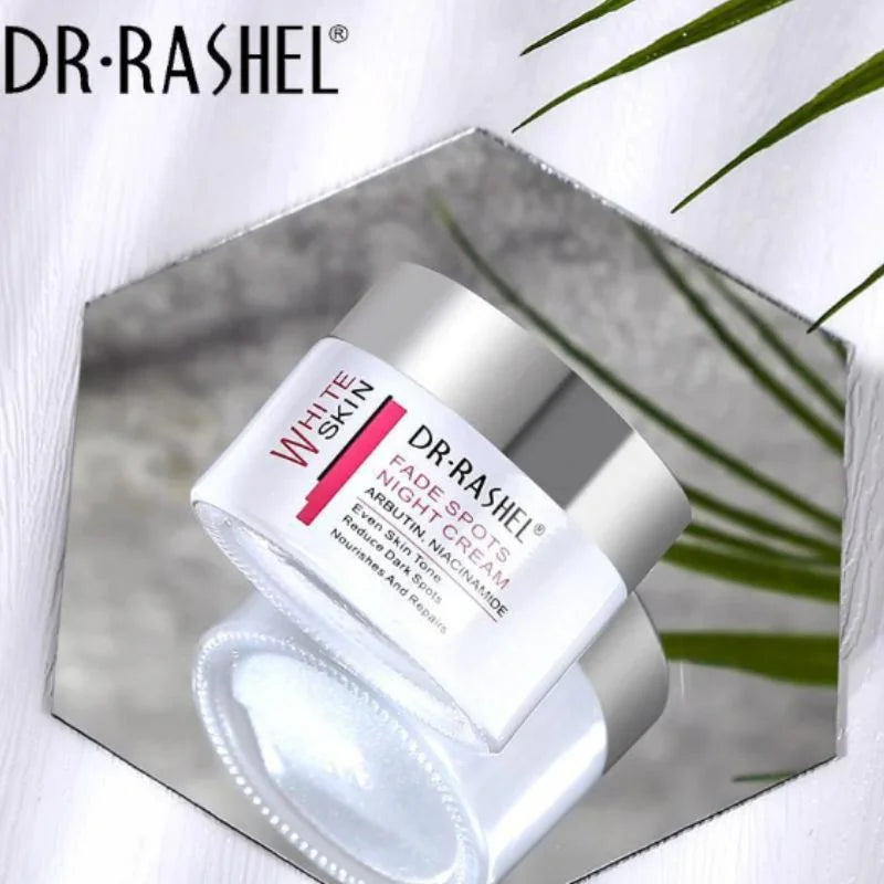 Dr. Rashel White Skin Fade Spots NIGHT Cream | Brightening & Hydrating Night Formula with Arbutin & Niacinamide | Imported - Essence Trove