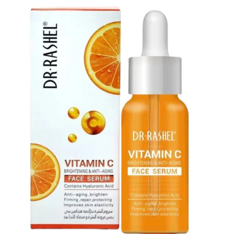 Dr. Rashel Vitamin C Brightening & Anti-Aging Face Serum | Skin Radiance & Wrinkle Repair Formula | 30ml | Imported - Essence Trove