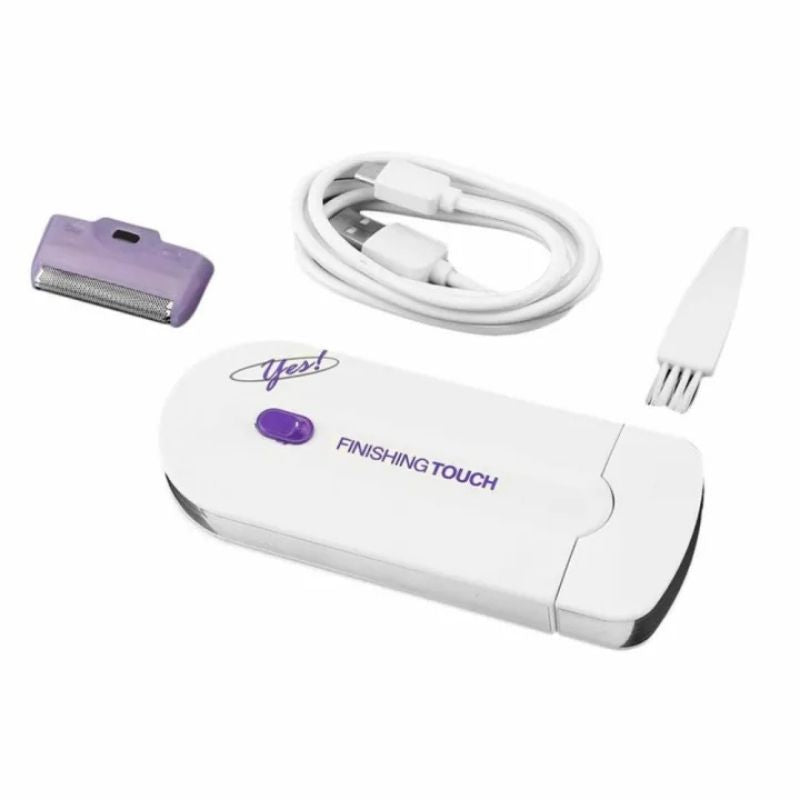 2-in-1 Rechargeable Painless Hair Remover | Finishing Touch Sensa-Light for Face & Body - Essence Trove