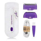 2-in-1 Rechargeable Painless Hair Remover | Finishing Touch Sensa-Light for Face & Body - Essence Trove