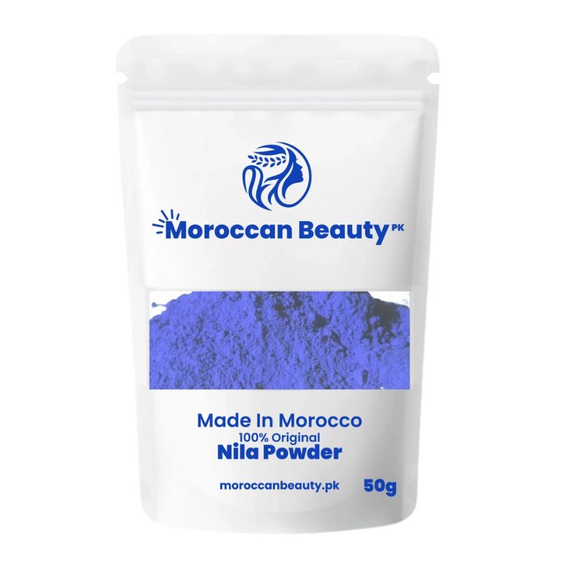 Moroccan Beauty Blue Nila Powder 50g | Skin Whitening, Anti-Inflammatory & Hydrating - Essence Trove