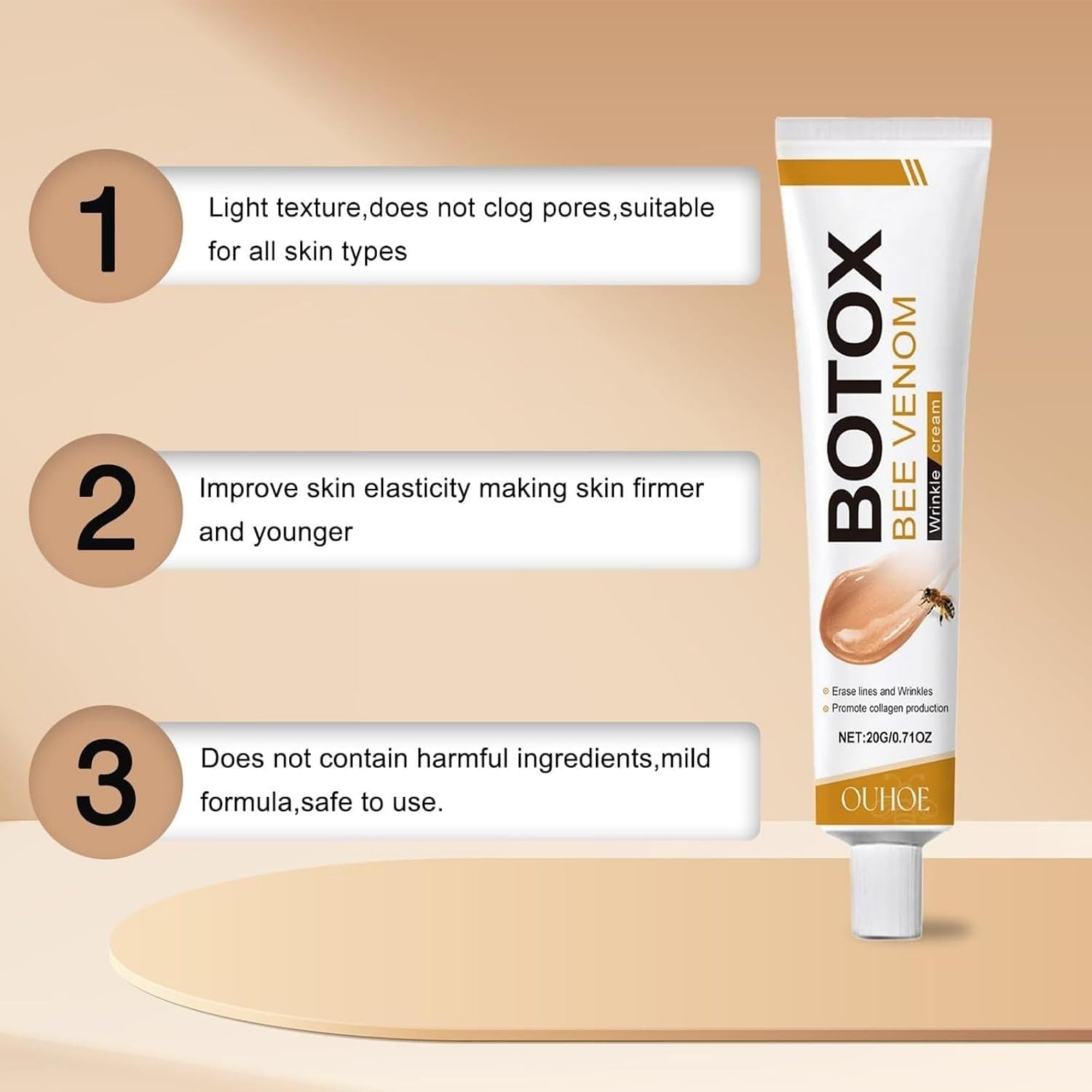 Botox Bee Venom Wrinkle Cream in Pakistan | Anti-Aging & Collagen Boosting Moisturizer - Essence Trove
