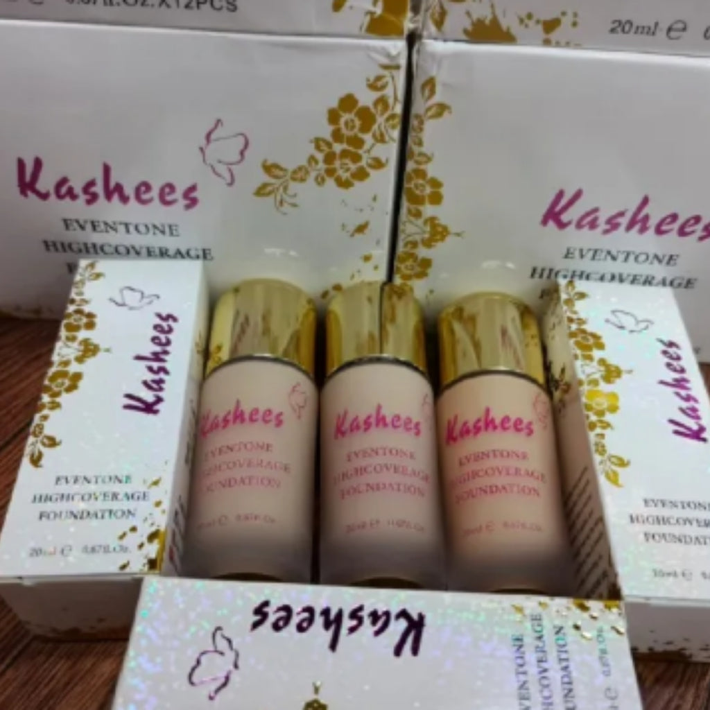 Kashees Eventone Liquid Foundation | High Coverage Long Lasting Radiant Makeup Base 30 ml - Essence Trove