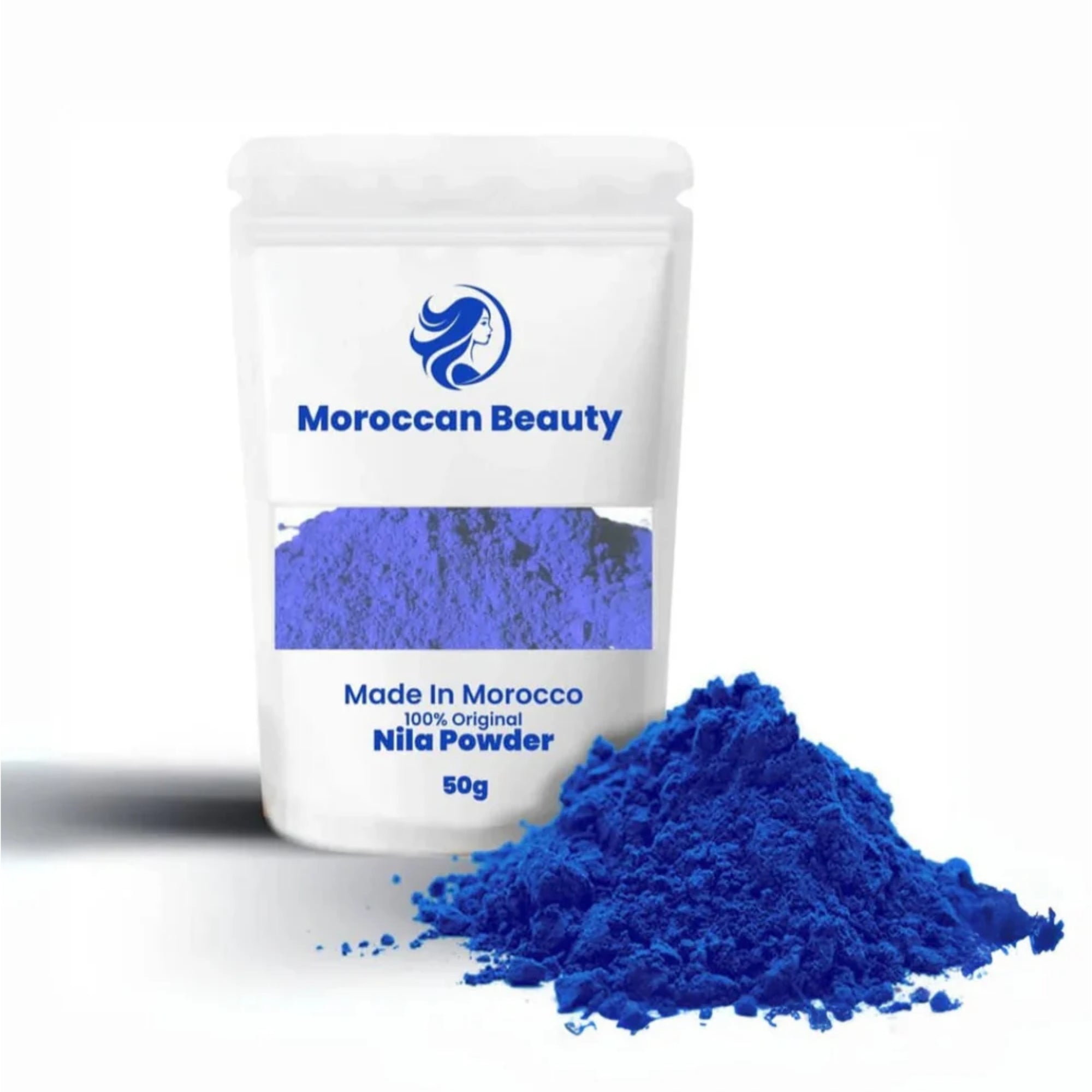 Moroccan Beauty Blue Nila Powder 50g | Skin Whitening, Anti-Inflammatory & Hydrating - Essence Trove