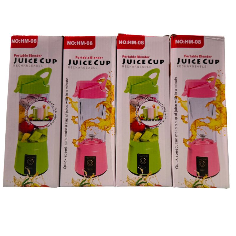 Portable USB Rechargeable Juicer/Blender | Juice Cup Rechargeable | Random Colors - Essence Trove