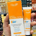 Haya Tinted Sunblock SPF 60+ | Natural Tint | Broad Spectrum UV Protection | Lightweight & Non-Greasy - Essence Trove